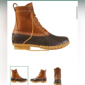 Worn twice L.L. bean 8 inch thinsulate boots size 8 M (B). Excellent condition